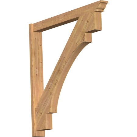 Ekena Millwork Merced Traditional Smooth Outlooker, Western Red Cedar, 5 1/2"W x 48"D x 48"H OUT06X48X48MRC01SWR